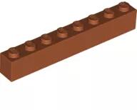 LEGO® 3008c68 - LEGO sötét narancssárga kocka 1 x 8 méretű (3008c68)