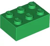 LEGO® 3002c6 - LEGO zöld kocka 2 x 3 méretű (3002c6)