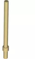 LEGO® 63965c2 - LEGO világos krémszínű (tan) rúd 6 hosszú, stop gyűrűvel (63965c2)