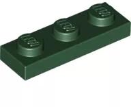 LEGO® 3623c80 - LEGO sötétzöld lap 1 x 3 méretű (3623c80)