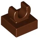 LEGO® 15712c88 - LEGO vörösesbarna csempe 1 x 1 méretű klipsszel, lekerekített sarkokkal (15712c88)