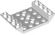 LEGO® 60219c1 - LEGO fehér kocka 45° dupla inverz lejtő 6 x 4 méretű, 4 x 4 kivágással és 3 lyukkal (60219c1)