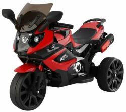  Elektromos motorkerékpár, 6V hanggal, 3-8 éves korig, MP3, 25 kg, piros és fekete színben