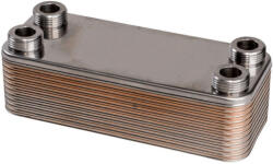 FixTrend ZB190-20 Forrasztott Lemezes Hőcserélő - 20 Lemez, 190mm (17B1902009)