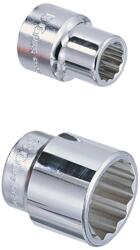Genius Tools Dugókulcs - crowafej 3/4" 12 szög normál 28 mm Genius (635228)
