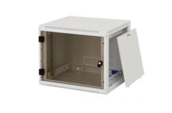 KELine Faliszekrény 12U 600x595mm mély 19" Mély levehető és zárható oldalfalakkal (RUA-12-AS6-CAY-A1) - wincity
