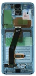 GH82-31432D Samsung Galaxy S20 / S20 5G kék OEM OLED kijelző érintővel kerettel, előlap (GH82-31432D)