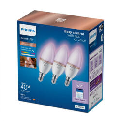 Philips Phi Wfb 40w C37 E14 922-65 Rgb 3ct/6 (000008720169210318) - wifistore