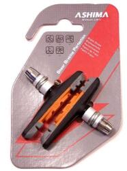Ashima Dual Compound menetes fékpofa, aszimmetrikus, 70 mm, narancs-szürke
