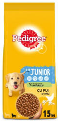 PEDIGREE Hrana uscata pentru caini Pedigree Junior Talie Medie cu pui orez 15 kg