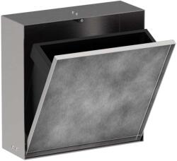 Hansgrohe XtraStoris Rock - Fal alatti hulladékgyűjtő 4 L, csiszolt acél 56089800 (56089800)