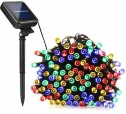 HomeandMode 50 LED-es, napelemes kerti tündérfény fényfüzér, színes 6 m (CZ6540050)