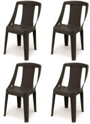  Burco Kerti szék Antracit - 4 DB SX