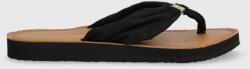 Tommy Hilfiger flip-flop TH ELEVATED BEACH SANDAL fekete, női, lapos talpú, FW0FW06985 - fekete Női 39
