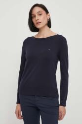 Tommy Hilfiger pulóver könnyű, női, sötétkék - sötétkék L - answear - 31 990 Ft