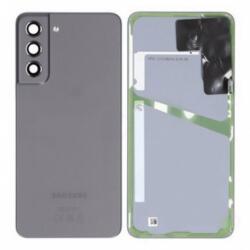 Samsung G990 Galaxy S21 FE 5G, Akkufedél, (kameraplexivel), szürke (GYÁRI BONTOTT)