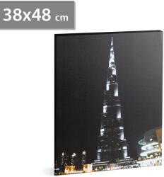 Family Pound - Tablou cu LED - "Burj Kalifa", 2 x AA, 38 x 48 cm Best CarHome