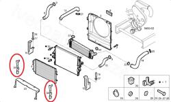 Iveco Eredeti Hűtő előtti légterelő tartó oldalsó szigetelés bal-jobb 14> IVECO DAILY VI (5801641388)