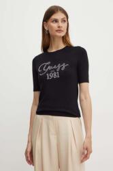 GUESS pulóver PALOMA könnyű, női, fekete, W4YR33 Z2NQ2 - fekete S