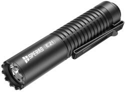 SPERAS Tactical Lanternă reîncărcabilă E21 EDC 2000LM, negru