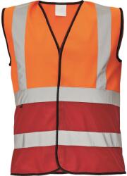 CERVA Vestă reflectorizantă LYNX DUO - Oranj / roşie | XL (03030115O1004)