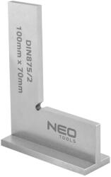 NEO TOOLS Precíziós talpas derékszög, DIN875/2, 100x70mm (72-031) - szerszamhaz