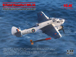 ICM Bristol Beaufort Mk. IA, WWII British torpedo bomber 1: 48 (48315)