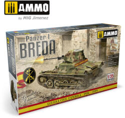 AMMO by MIG Jimenez AMMO Panzer I Ausf. A Breda - Spanish Civil War Light Tank Destroyer 1: 35 (A. MIG-8506)