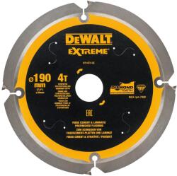 DEWALT Vágótárcsák 190/30 4z cementszálas lapokhoz DT1472 (DT1472-QZ)