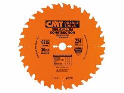 CMT Narancssárga fűrészlap építőfához - D315x3, 2 d30 Z24 HW (C28602413M)