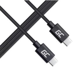Green Cell Adatkábel USB-C 2.0-tól USB-C 2.0-ig, tápellátás, 60 W, 2 m (KABGC29)