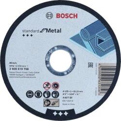 Bosch Szabvány a fém egyenes vágótárcsához 125 mm, 22, 23 mm - 2608619768 (2608619768)