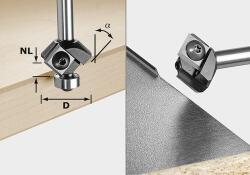 Festool Ferde vágó forgókéssel S8 HW 45° D27 12x12 KL (499807)