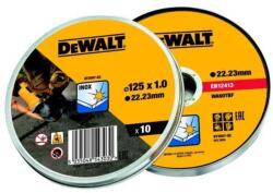 DEWALT Vágókorong rozsdamentes acélhoz 125mm, 1mm, 10 db-os készlet (DT3507)