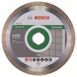 Bosch Gyémánt vágókorong Standard kerámiához 150 x 22, 23 x 1, 6 x 7 mm (2608602203)