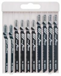 Bosch 2607010629 - 10 részes fűrészlapkészlet Basic for Wood dugattyús fűrészekhez (2607010629)