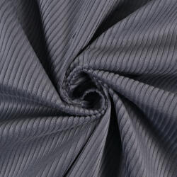 Takoy Material bumbac velur reiat/corduroy Taya gri închis