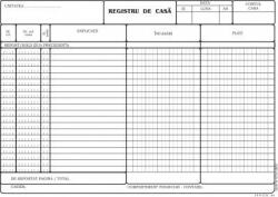 Formulare tipizate Registru casa autocopiativ, format A4, 50 set/ carnet (NL-011736)