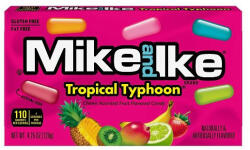 Mike and Ike Tropical Typhoon trópusi gyümölcs ízű cukorkák 120g - delfinbuvar