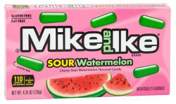 Mike and Ike Sour Watermelon savanyú görögdinnye ízű cukorkák 120g - delfinbuvar