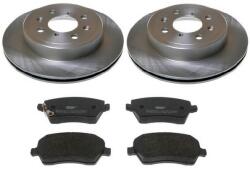 Nipparts Suzuki Swift III 2005-2010.09 féktárcsa és fékbetét szett utángyártott féktárcsa, Optimal (Germany) fékbetét szett (55311-62J00, 55810-62J00)