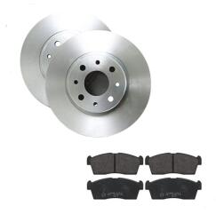 Nipparts Suzuki Alto 1.1 féktárcsa és fékbetét szett 2004-től Starline féktárcsa és Optimal (Made In Germany) fékbetét szett (55311-75F10, 55810-76G10)