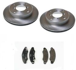 Nipparts Suzuki Swift féktárcsa és fékbetét szett 1.0-1.3 1998-2003 Utángyártott tárcsák, Starline fékbetéttel(55311-80F01, 55200-80E10, BD S240)