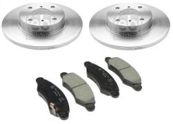 Utángyártott Suzuki Wagon R féktárcsa + fékbetét szett nem hűtőtt tárcsával Starline (55311-83E00, PB 1483, 55810-83E00)