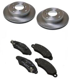 Nipparts Suzuki Swift féktárcsa és fékbetét szett 1998-2003 1.0-1.3 Nipparts tárcsák és Starline betétek (J3308006, BDS 240, 55311-80F01, 55200-80E10)