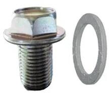 Utángyártott Suzuki Swift III 2005-2010.09, Sx4, és S-cross olajleeresztő csavar és alátét benzines motorok Gyári (11518-63J01 + 09168-14015)