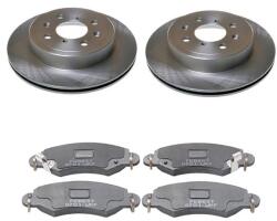 Nipparts Suzuki Wagon R hűtött féktárcsa és fékbetét szett Optimal (Made In Germany) féktárcsák és fékbetétek (55311-86G02, 55810-83E00)
