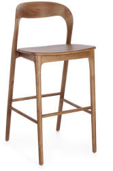 Bizzotto Scaun bar lemn maro Miley 48x51.5x102 cm (0747198)