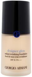Giorgio Armani Fond de Ten, Giorgio Armani, Designer Glow, SPF 15, 2, 30 ml