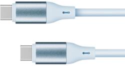 Krüger&Matz USB C kábel - USB C 1m szilikonkék Kruger&Matz Basic